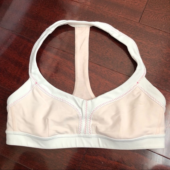 lululemon athletica Tops - Lululemon size 4 Pink and White Sports Bra lululemon athletica Tops - Lululemon size 4 Pink and White Sports Bra